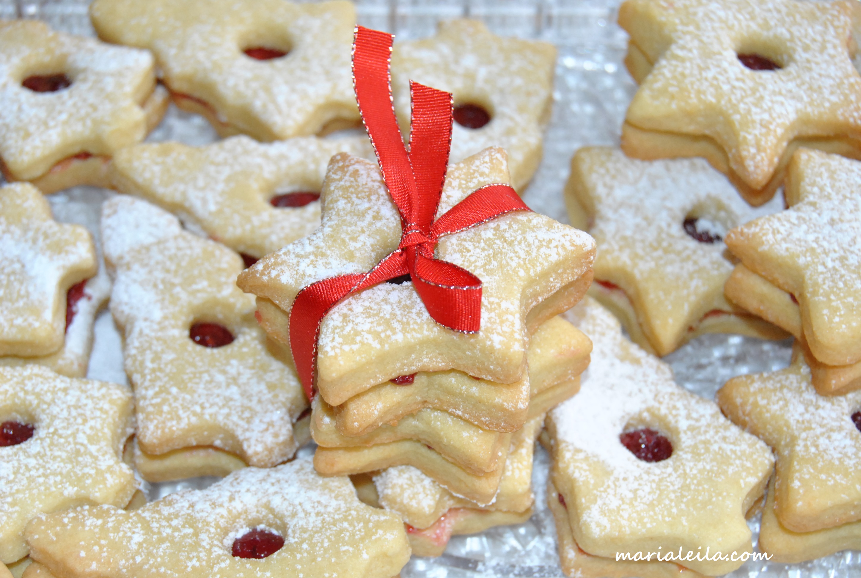 Traditional Czech Christmas cookies: Linecké | Marielle Does